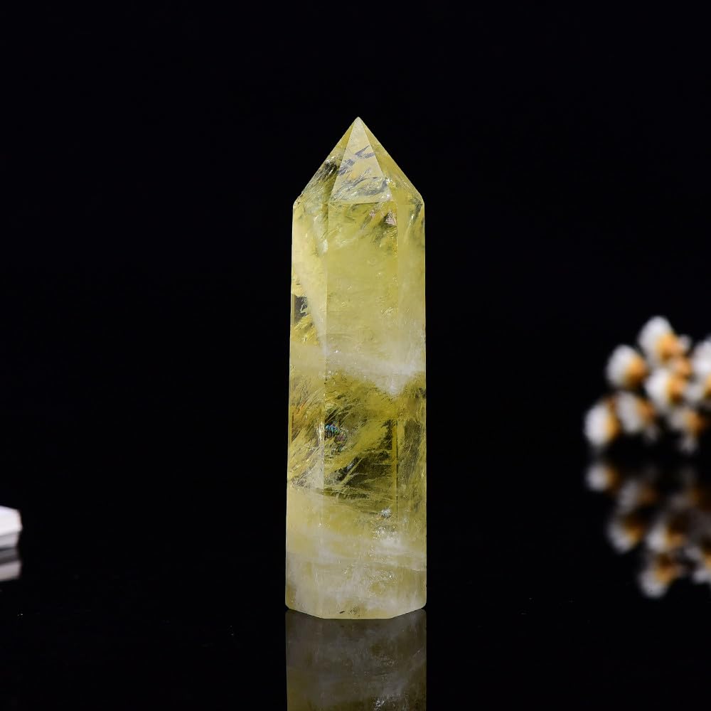 Cristal naturel de citrine pour sublimer votre décoration de maison et vos créations de table