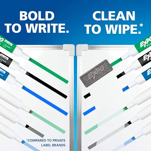 EXPO Dry Erase Markers, Low Odor Ink, Assorted Colors, Chisel Tip, 12 Count - image 7