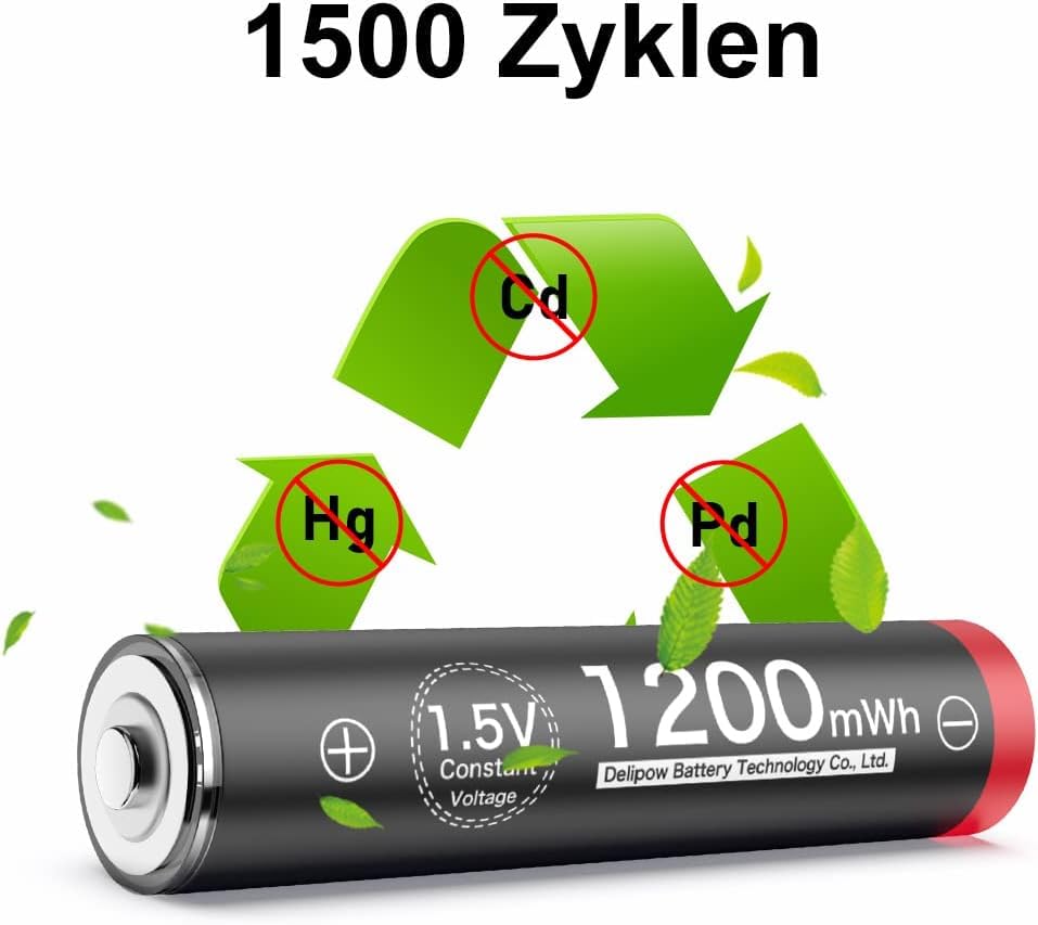 Pile rechargeable AAA 1.5V résolvant les pertes de puissance pour télécommande - 2