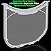 Jolaxy ADQ56656401 Lint Filter Replacement for LG & Kenmore Dryers, Ultra Durable Dryer Lint Screen Trap, New Version ADQ56656401 Filter (Bottom with Notches)