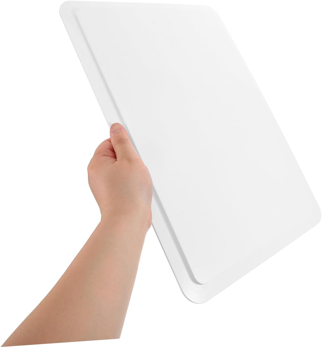 MAGICLULU White Proofing Box Lid Stackable Pizza Container Cover for Bread and Pizza Storage Professional Grade Space Efficient Design for Home and Commercial Kitchens