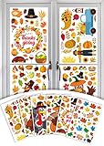 🍁🍁【Anwendbare Anlässe】Geeignet für Glasfenster, Spiegel, Türen, Glastüren, Schaufensterglas, Keramikfliesen, Automobile und andere glatte Materialoberflächen. Fügen Sie Ihrem Haus die perfekte Herbstdekoration hinzu.