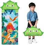 Kids Sleeping Bag with Double Zips 150 * 60cm Soft and Comfortable Toddler Nap Mat with Removable Pillow Roll Up Kids Slumber Bag for Preschool Daycare Camping