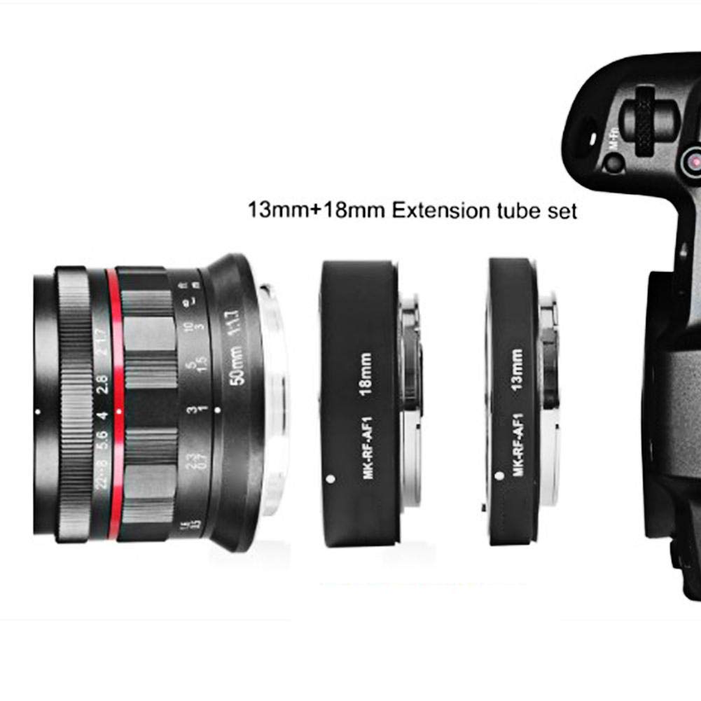 Meike MK-RF-AF1 - Diopters, obiettivo macro automatico in metallo, 13 mm, 18 mm, anello adattatore per C