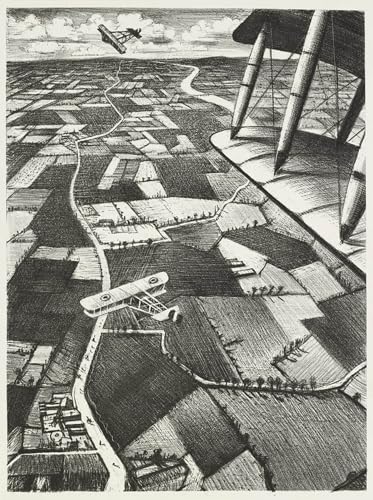Cuadro Nevinson En el Aire lienzo decorativo moderno de 60x90cm para pared de dormitorio