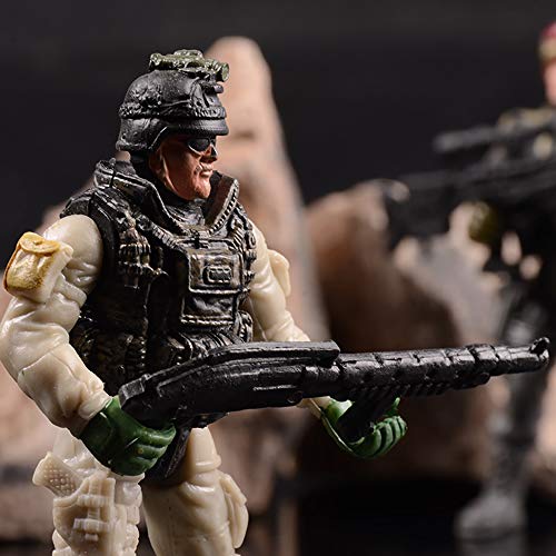 Haptime 5898-A32 Military Action Figure Play Set For Kids - Army Men Soldiers Toys thumb #2