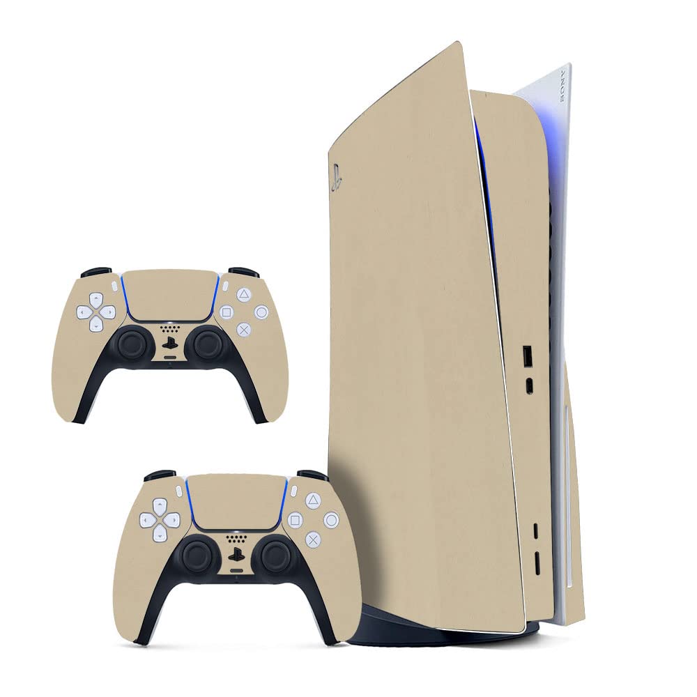 GADGETSWRAP Premium Material Skin Sticker Decal Wrap Compatible with PS5 Disc Edition - Cream Leather (B0BW8D619H) Amazon Price History, Amazon Price Tracker