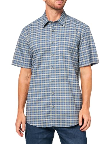 Chemise seersucker manches courtes homme respirante été voyage pack it