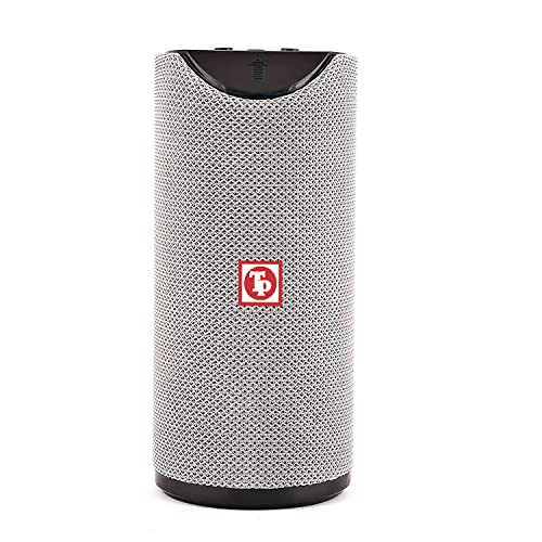 TP TROOPS Wireless Rechargeable Portable Premium bass Multimedia 9 W Bluetooth Speaker (Grey)