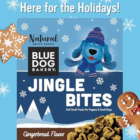 Blue Dog Bakery Jingle Bites, Gingerbread Flavor, 5 Ounces Cover