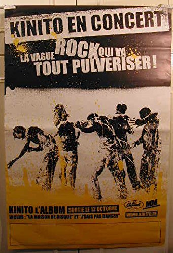 Affiche Kinito 80X120cm poster grand format au design épuré pour mur moderne