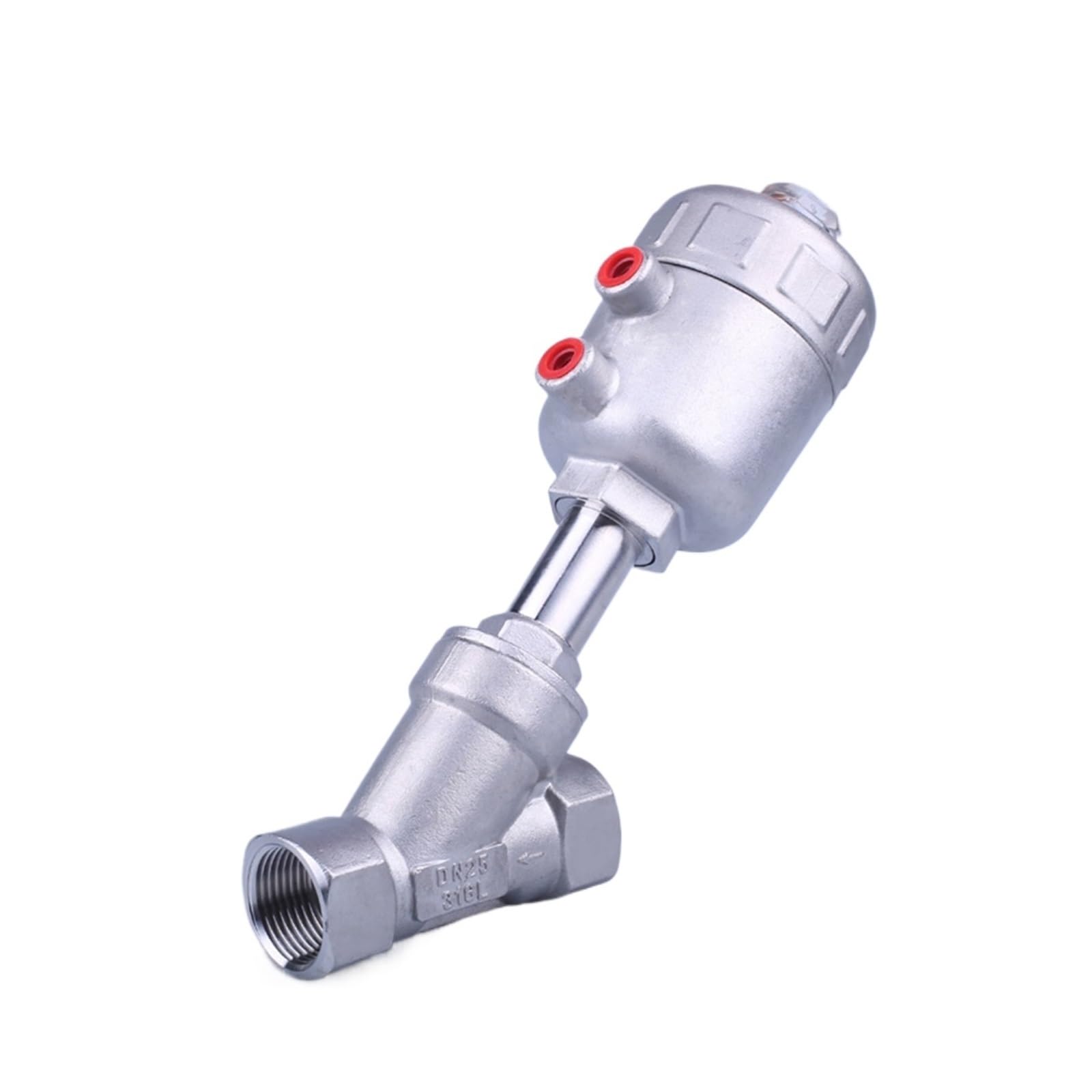 DN Series High Temperature and Corrosion Resistant Steam Pneumatic Valve Y Type Internal Thread Angle Seat(DN50,CLAMP)