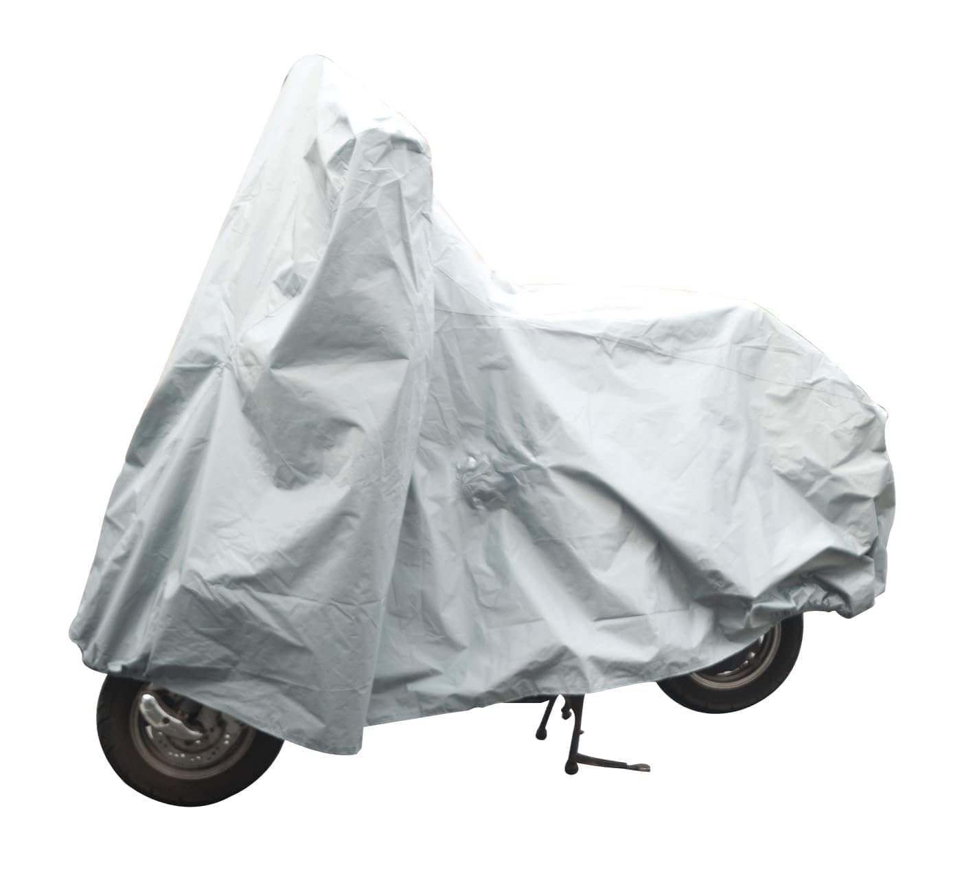 Dunlop Universal Motorcycle and Scooter Tarpaulin, Waterproof Cover with Windshield Protection - Outdoor - 246 x 104 x 127 cm - Plastic - Grey