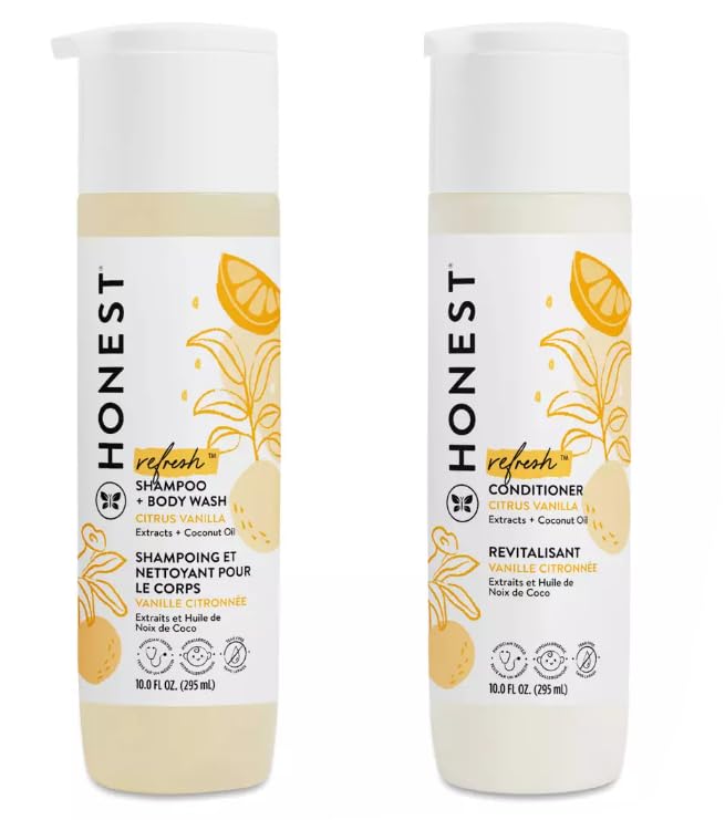 Image of GENERIC Shampoo & Conditioner, Citrus Vanilla 10 Oz By Honest Company