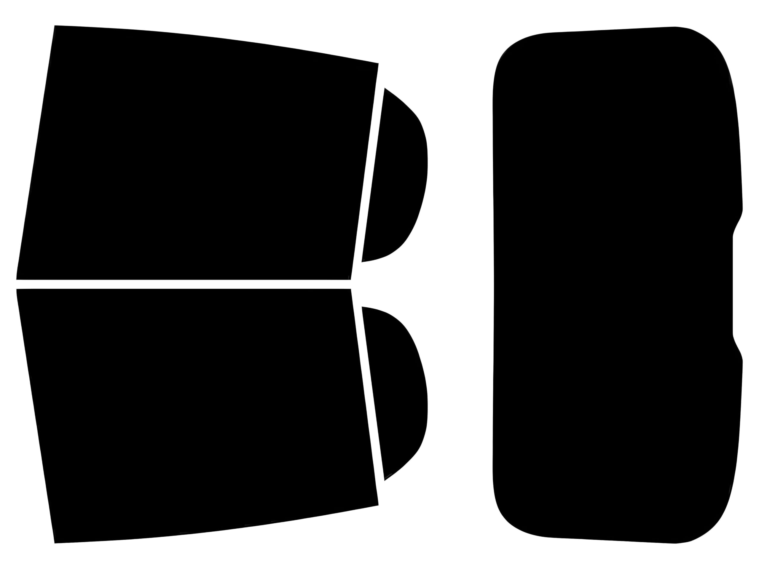 TINTCOM Film Solaire Auto Prédécoupé pour Peugeot 208 5 Portes 2019-... - (20% Noir Fumé Foncé) - Vitres Latérales Arrière & Lunette Arrière - Ajustement sur Mesure, Protection UV