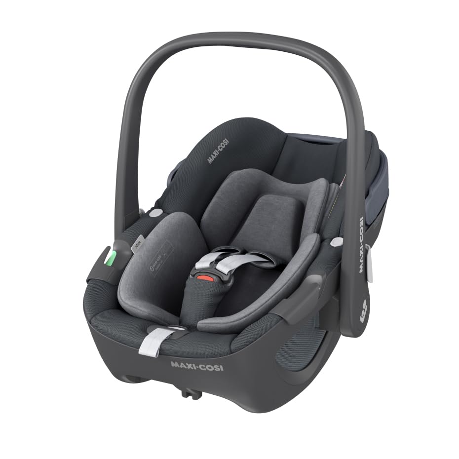 Maxi-Cosi Pebble 360 i-Size Fotelik samochodowy dla niemowląt 360 Fotelik samochodowy dla noworodków 0-15 miesięcy (40-83 cm), obrót jedną ręką, ClimaFlow, łatwe w użyciu uprząż, ochrona przed