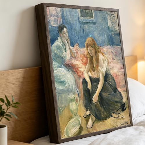 Image of 20x24 Canvas Floating Frame,0.9 inch Deep Canvas Frame,Dark Brown