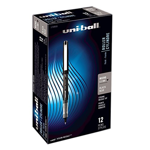 Bolígrafo Uni-Ball Vision Needle Micro Negro miniatura 2