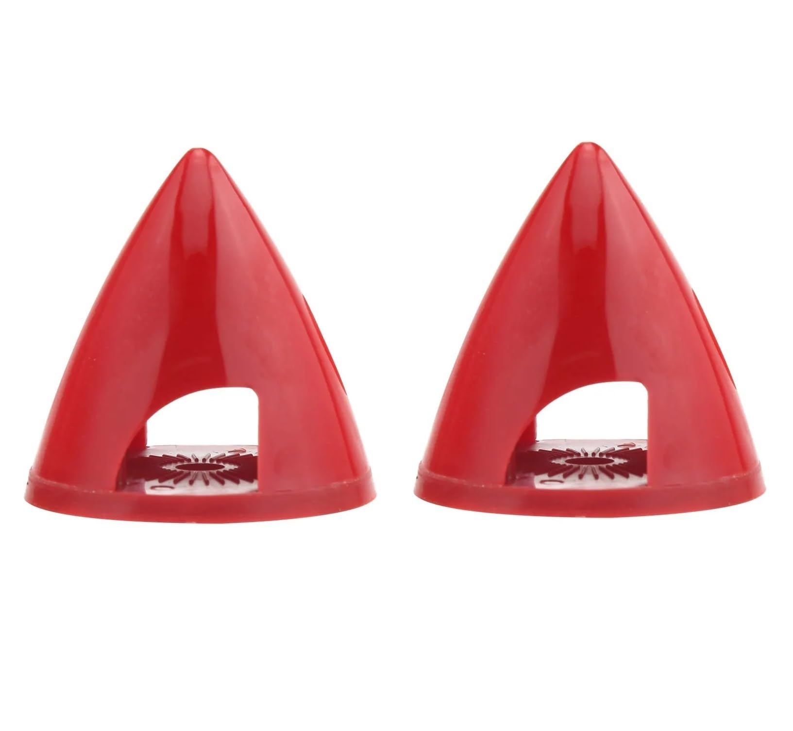 TYXTTGY RC Airplane Spinner, RC Airplane Nylon Plastic Propeller Spinner 1.5"/1.75"/ 2"/2.25"/2.5"/2.75"/3" Red for RC Model Plane Aircraft