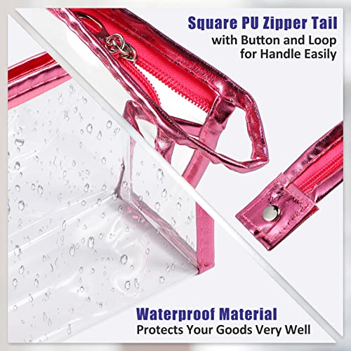 21 Pack Clear Makeup Bags, Cosmetic Zipper Pouch For Travel, Clear Toiletry Bags For Women, Travel Cosmetic Organizer For Women And Girls (Colorful) #TOP3