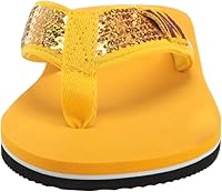 Vista 2 de FOCO Womens NFL Team Logo Sequin Strap Sandals Flip Flops