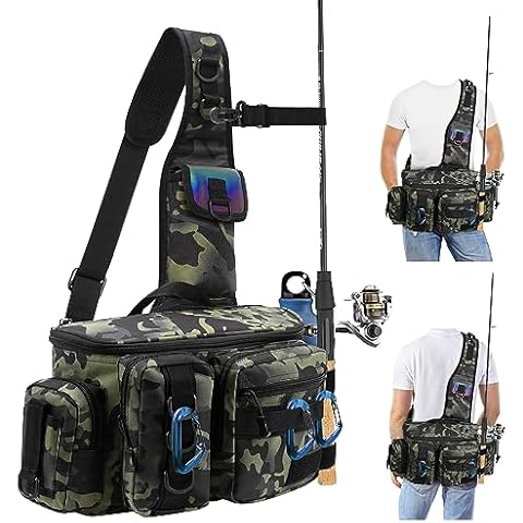 zerotop Multi-Pocket Waterproof Fishing Carryall Bag Cover