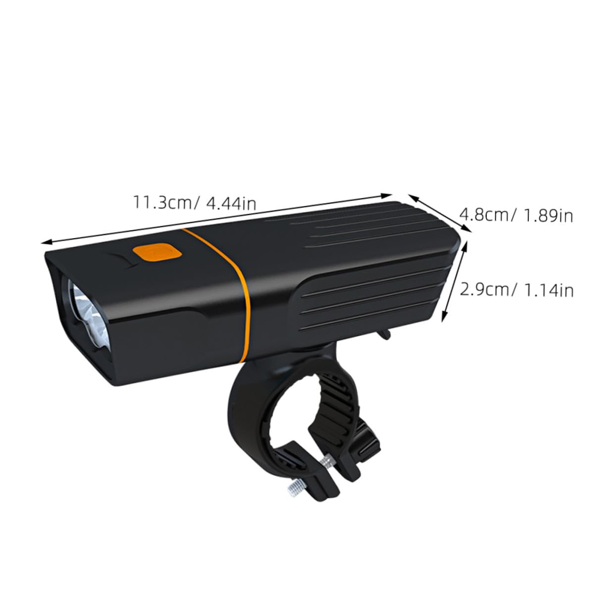 SUPVOX Luci Bicicletta LED Ricaricabili USB Batteria 2400mah Impermeabili Ipx5 in Silicone e PC Facili da Installare per Illuminazione Anteriore e Posteriore