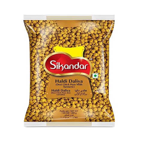 Sikandar Roasted Daliya Haldi (Desi Chick Peas with Turmeric) Pack of 4 (200gm Each) for india Foodies (B0CVNDZWKV) Amazon Price History, Amazon Price Tracker