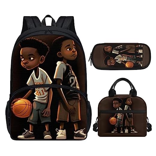 Durable School Backpack with Lunch Box