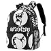 Mochila casual mochilas con patrón de hojas tropicales para mujer, bolsa de libros de viaje de alta capacidad, bolsas de hombro, Multicolor-2