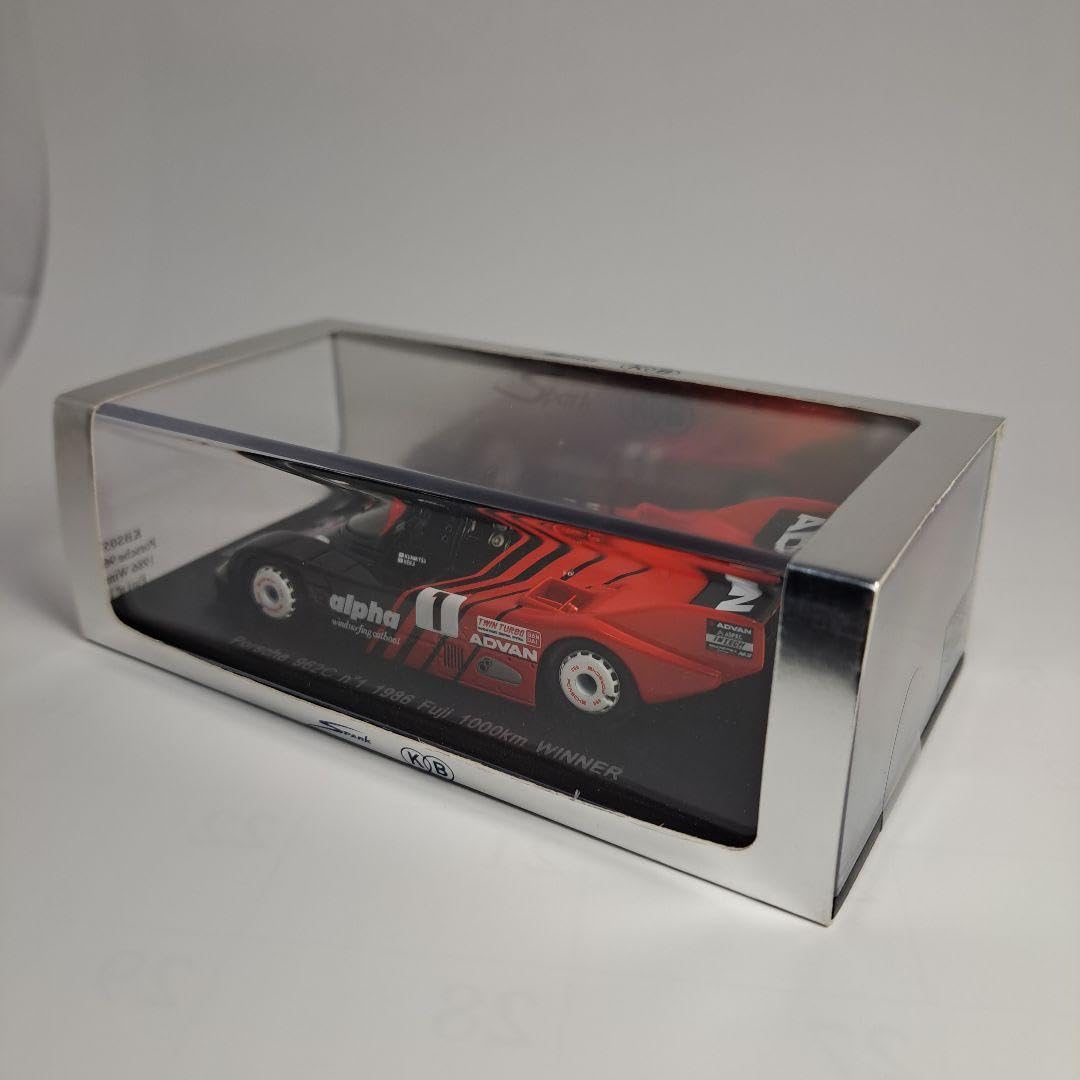 Amazon.com: Spark Porsche 962C #1 1986 Fuji 1000km Winner Advan