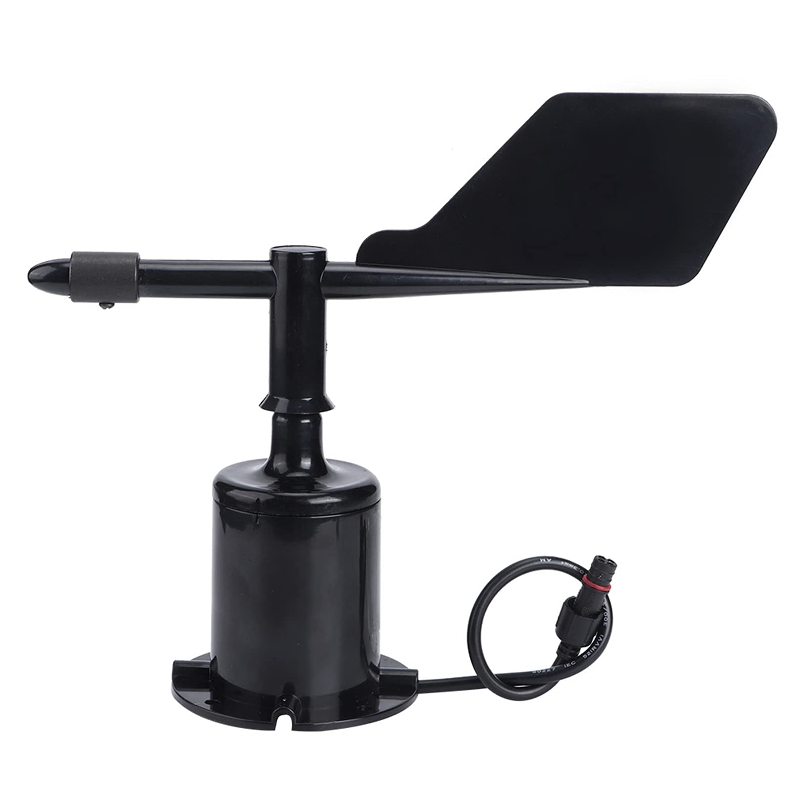 Sensore del Ventos MUNEFE, sensore di direzione del Ventos a 360 gradi, strumenti anemometrici della velocità del Ventos per condizioni meteorologiche ambientali (Coppia di cavi plug-in 0-10V (360°)
