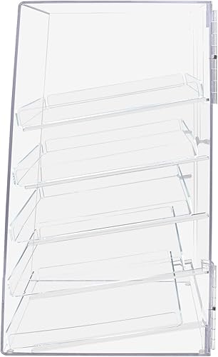 Vista 6 de Acrílico Pastelería Panadería Donut Bagels Cookie Display Case w/5 bandejas