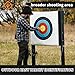 THREE ARCHERS 31.5x31.5In Archery Targets for Backyard Upgrade 120g Thicker Target Paper 15pcs Folded Packing Hunting & Archery Target (10 Rings) (Rolled up packing-15pcs)