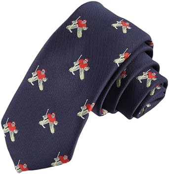 AUSCUFFLINKS ICE HOCKEY GOALIE Mens Skinny Necktie Hockey Theme Tie with Goalie Pattern for Players, Coaches & Fans Novelty Sports Accessory ICE HOCKEY GOALIE