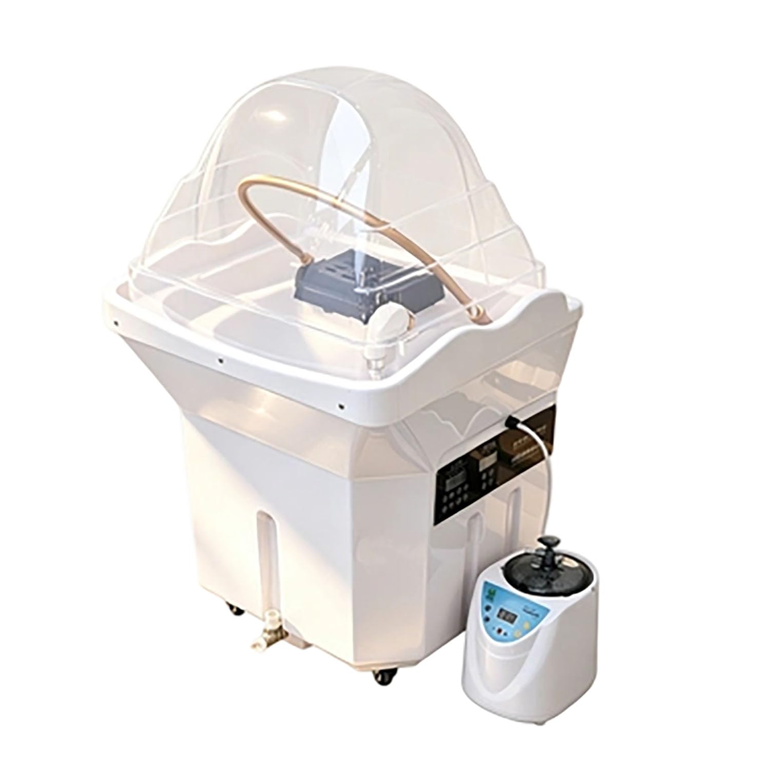 Head Spa Equipment, Almacenamiento Agua 60 L, Lavabo Champú para Terapia de Spa con CirculacióN Agua y FuncióN Terapia Luz, Head Spa Equipment, para Spa Capilares y Salones de PeluqueríA