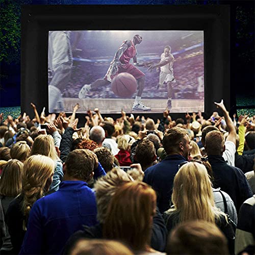 Pantalla de proyector para fiesta exterior e inflable de 24 pulgadas diagonal 6