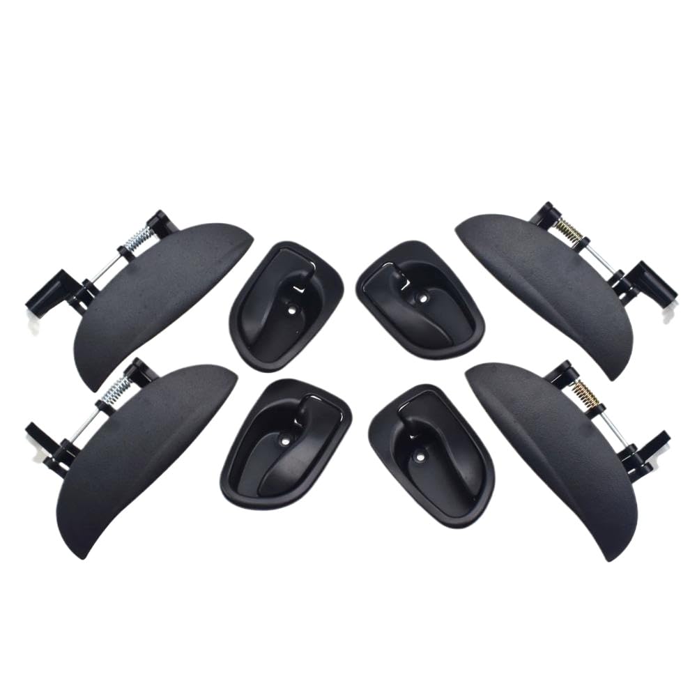 NXnsPAfaN Exterior and Interior Door Handle Compatible with Atos Amica Sanatro 1997-2005 8265002000 8266002000 8261022001(Outside Inside Kit)