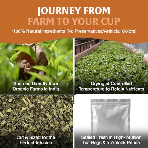 Image of HANDPICK Masala Chai Teabags (40 Count) Robust & Aromatic Authentic Chai
