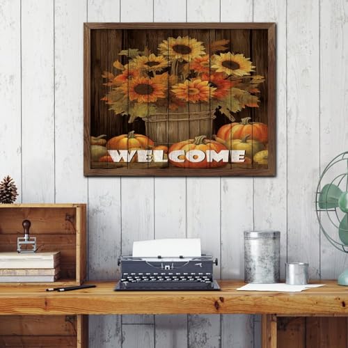 Décoration murale en bois Welcome Family pour célébrer l'esprit de foyer