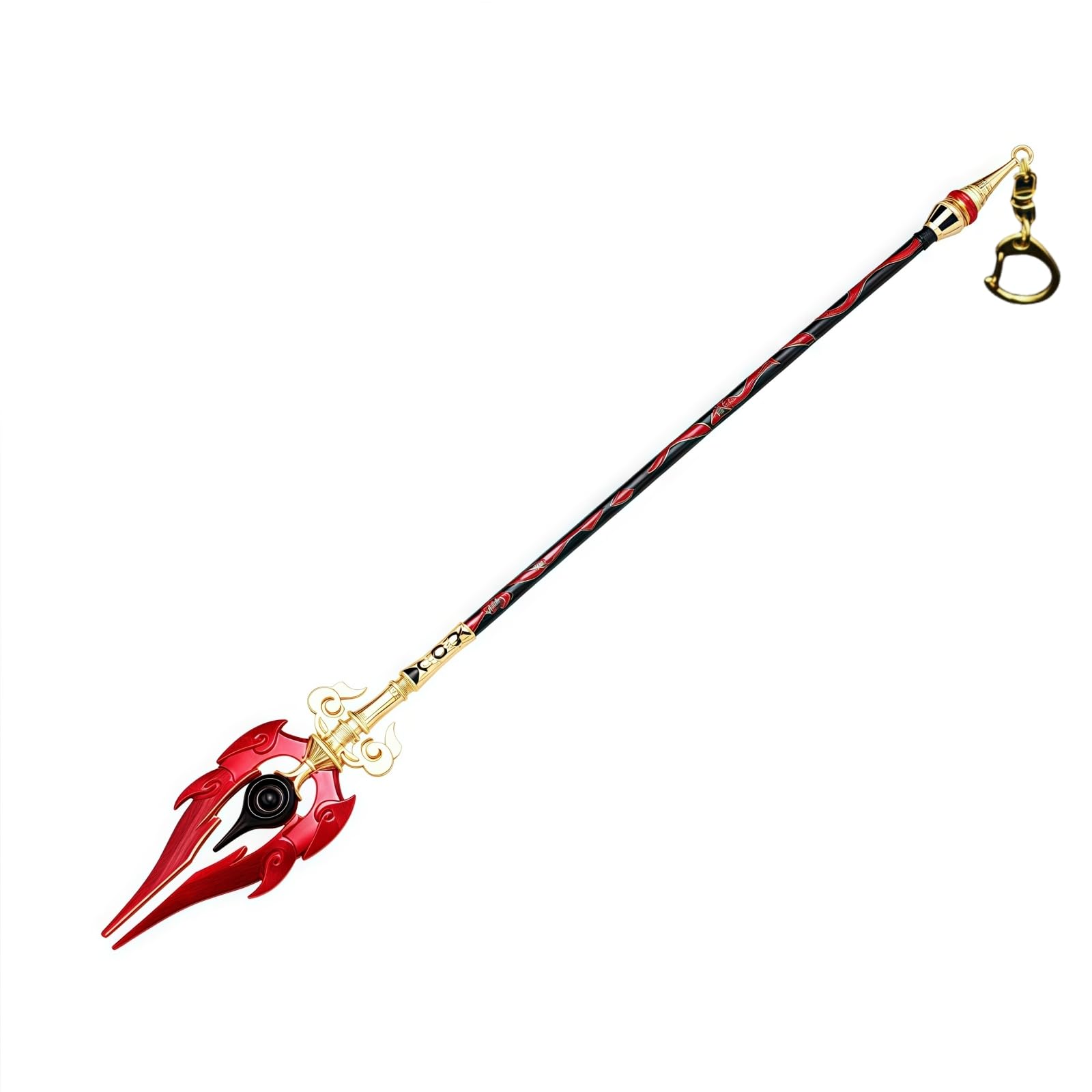 50cm護摩の杖 原神 胡桃 ミニ武器 キーホルダー アクセサリ Amazon.co.jp: [Akixen] 原神 胡桃 フータオ 護摩の杖