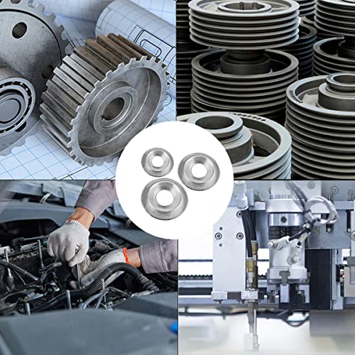 Beenlen 200 Pcs 304 Stainless Steel Finishing Cup Countersunk Washers Assortment Kit, Cup Countersunk Finish Washer Kit- #6#8#10#12 #TOP4
