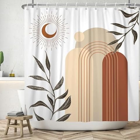 Rideau de Douche ASDCXZ Boho Cover