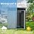5X3 FT Outdoor Metal Storage Shed - Large Metal Tool Shed with Reinforced Sloping Roof & Ventilation ? Lockable Doors Frame ? with Sturdy Frame Structure for Backyard, Patio, Garage