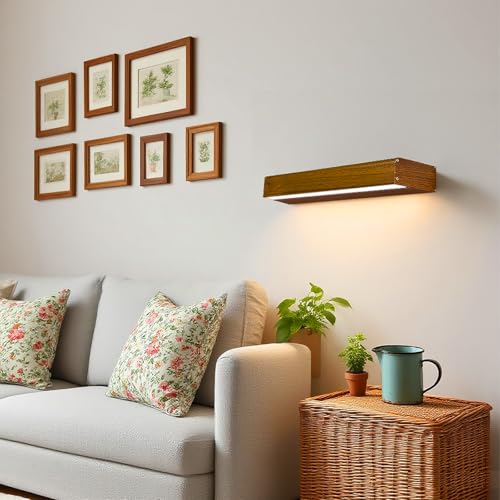 Luz de pared minimalista de 60cm para lectura en la cabecera de la cama del salón