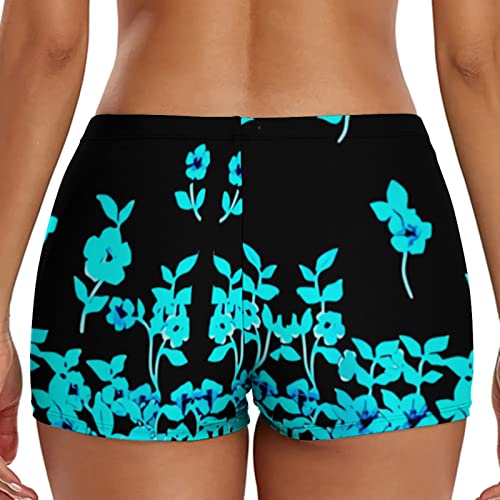 Saída De Praia Para Mulheres Shorts De Natação Feminino Casual Estampa Étnica Maiô Cintura Alta Roup