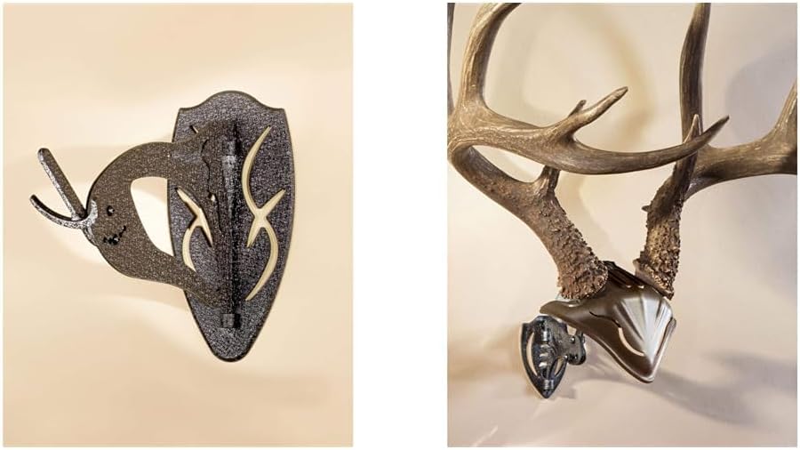 Skull Hooker Big Hooker European Trophy Mount – Perfect Kit for Hanging and Mounting Taxidermy Elk & Bone Bracket European Trophy Mount with Skull Cap Included