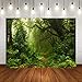DULUDA 7X5ft Jungle Forest Photography Backdrops Tropical Rainforest Natural Scenery Background Camping Themed Baby Shower Kids Adult Wedding Decoration Photo Booth Props
