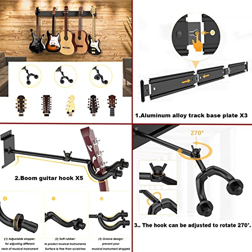 WANLIAN Support mural pour guitare,crochet mural pour guitare,support de guitare,support mural en aluminium,guitare… - Les Beatles, Paul McCartney, John Lennon, RIngo Starr, George Harrison WANLIAN Support mural pour guitare,crochet mural pour guitare,support de guitare,support mural en aluminium,guitare… – Image 4
