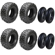 4 pack 145/70-6 Wheel Tire Rim 6" Tires & Tubes for Go kart ATV Quad Mini Bike